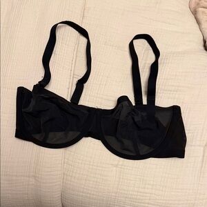 CUUP Sheer Black Underwire Bra